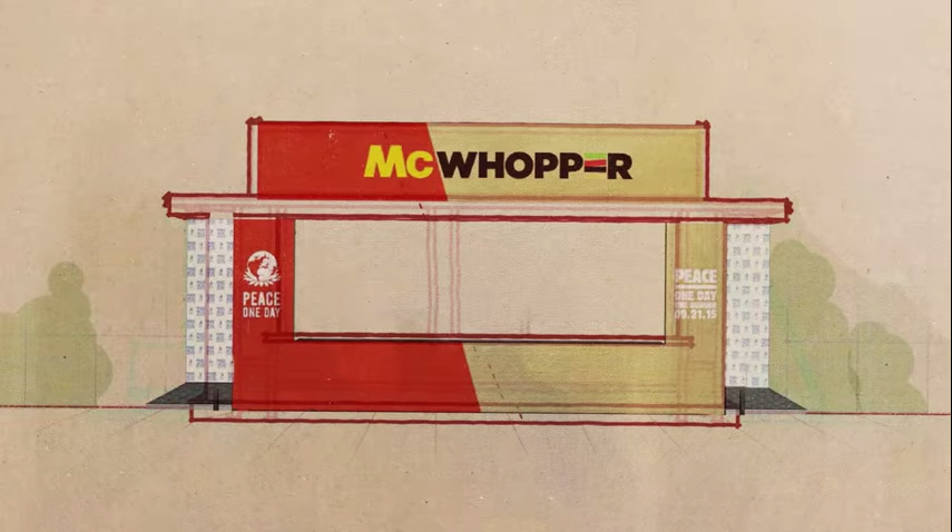 Restaurante para vender o McWhooper - Burger King propões dia de trégua ao Mc Donald's