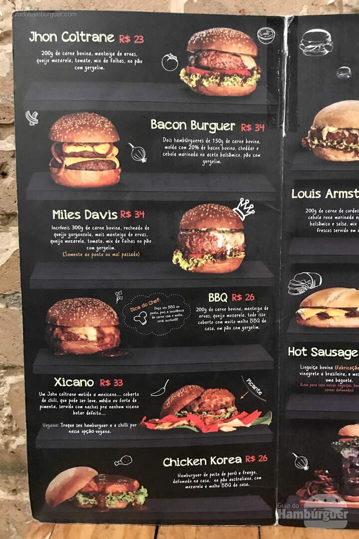Cardápio - Jazz Restô e Burgers