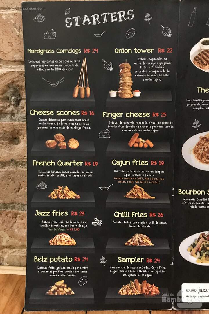 Cardápio - Jazz Restô e Burgers