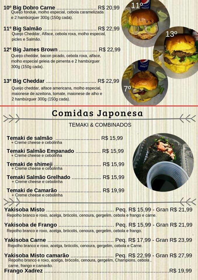 Blinders Burguer - Hamburgueria Artesanal restaurante, Canoas - Menu do  restaurante e avaliações