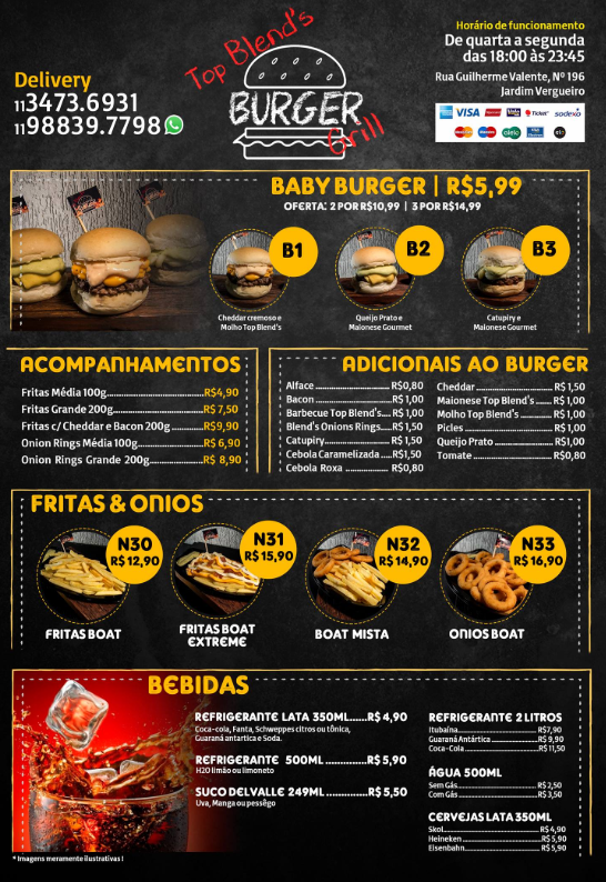 Blinders Burguers - Cardápio e Delivery em Jaboticabal