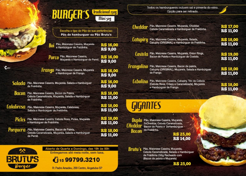 papaburguers Cardápio - Delivery de Hamburguer em Campinas