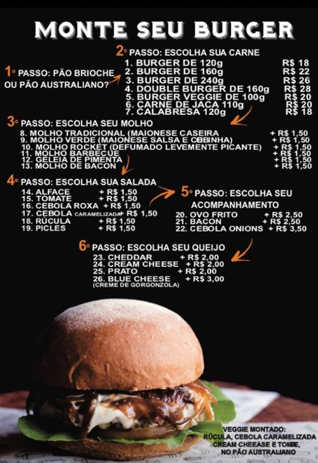 Menu em Papa Burger pub & Bar, Cotia